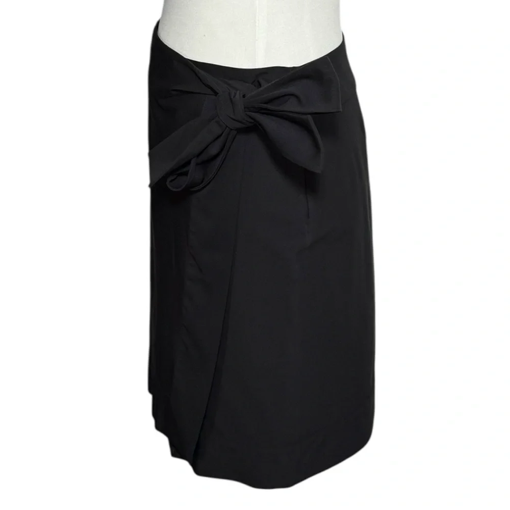 La‎ Perla Black Mini Wrap Skirt NWT Size 6
